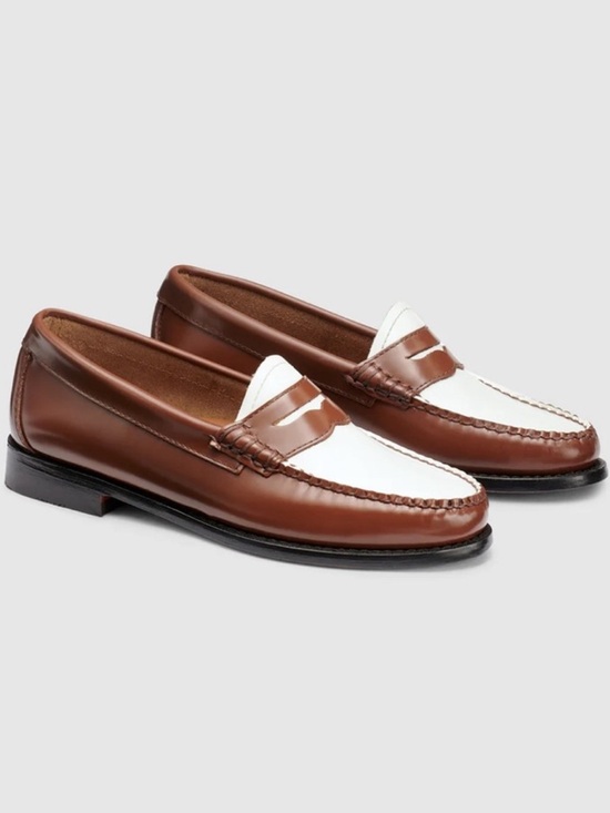 G.H. Bass & Co. Shoes - G.H. Bass Weejuns Whitney Two Tone Brown White Penny Loafers Size Women’s 9